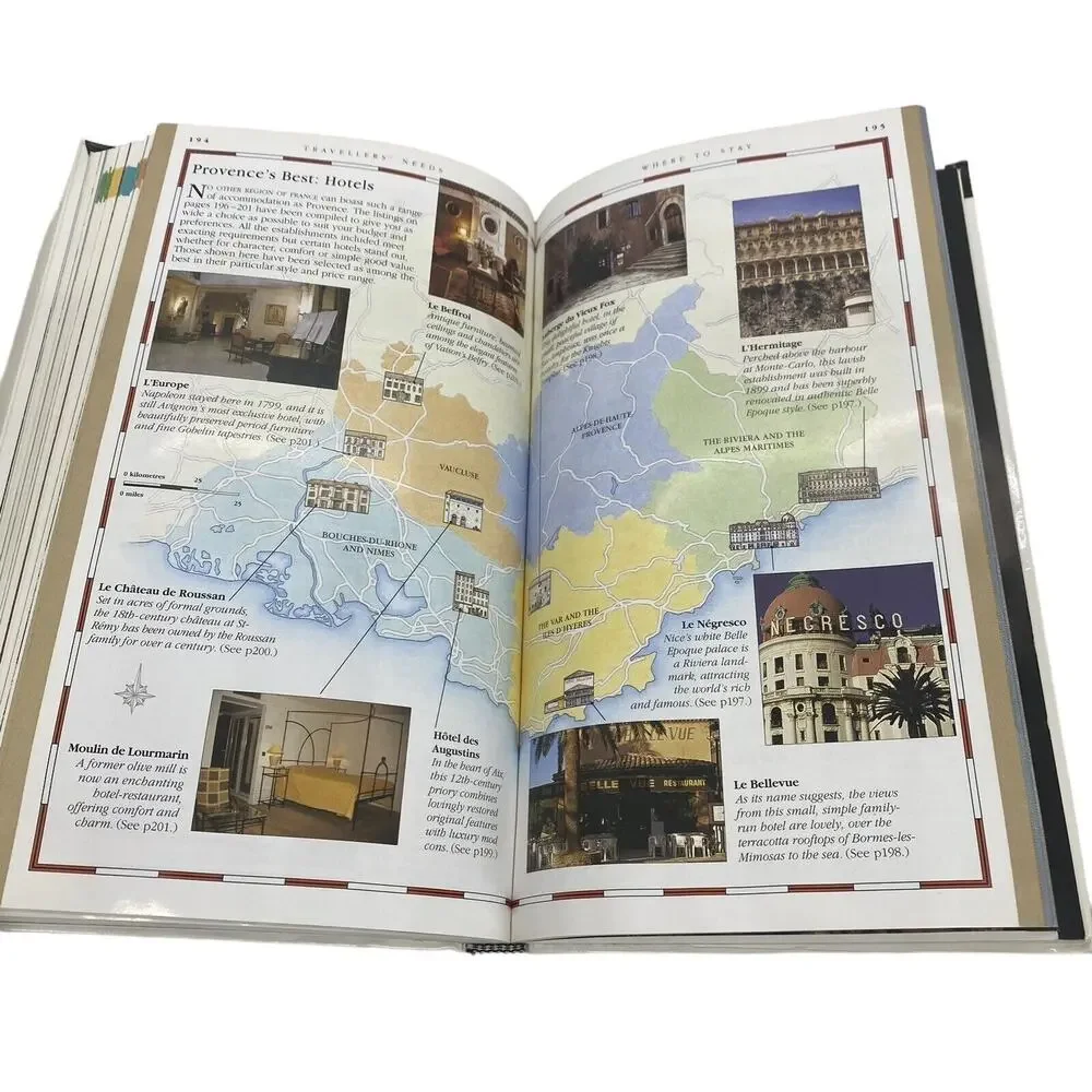 Provence & The Cote D’Azur: DK Travel Guides Revised 2001 Maps Photos 264 Pages